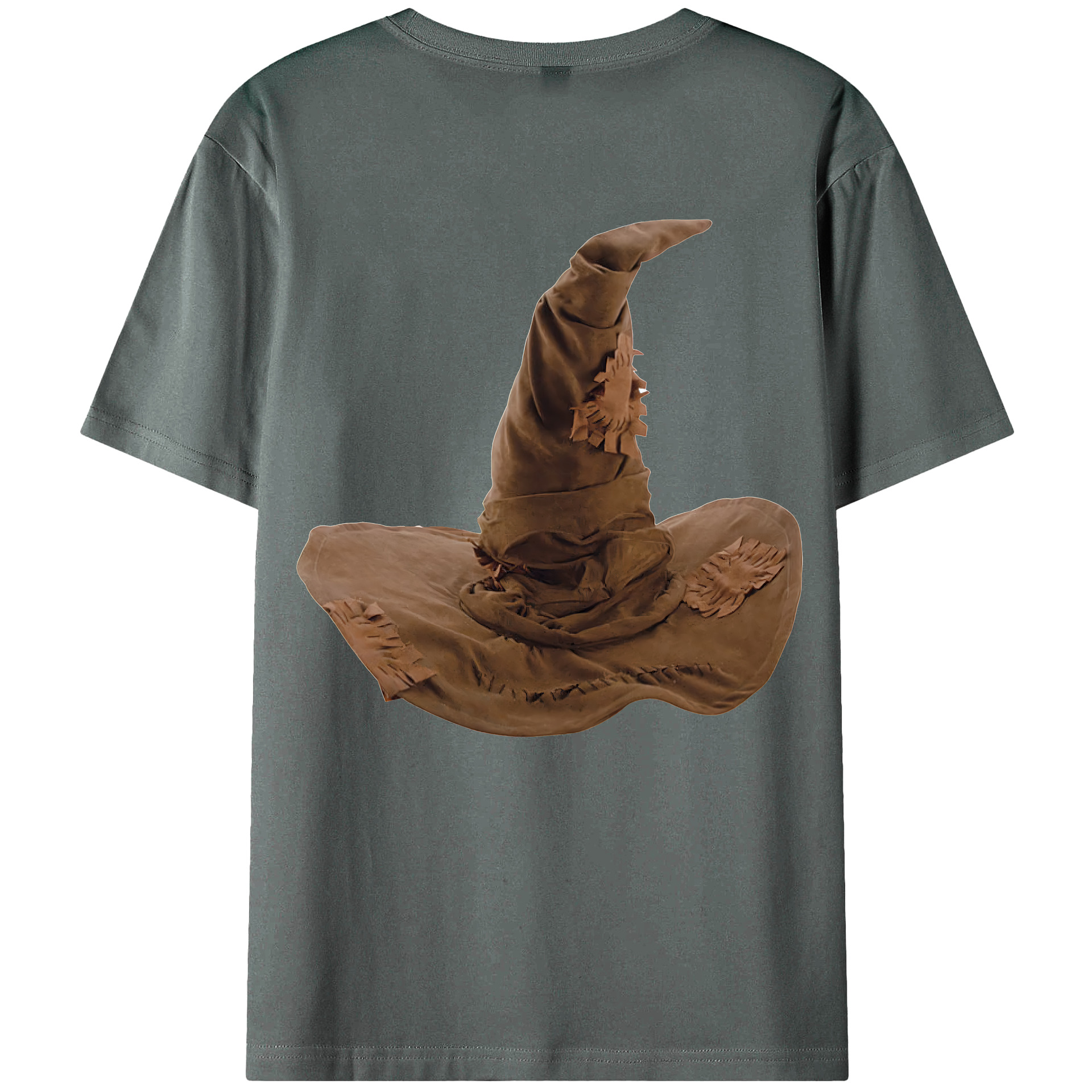 （画像用） Harry Potter ハリー・ポッターシリーズ 綿100％ メンズ半袖Tシャツ（バックプリント） 通気性